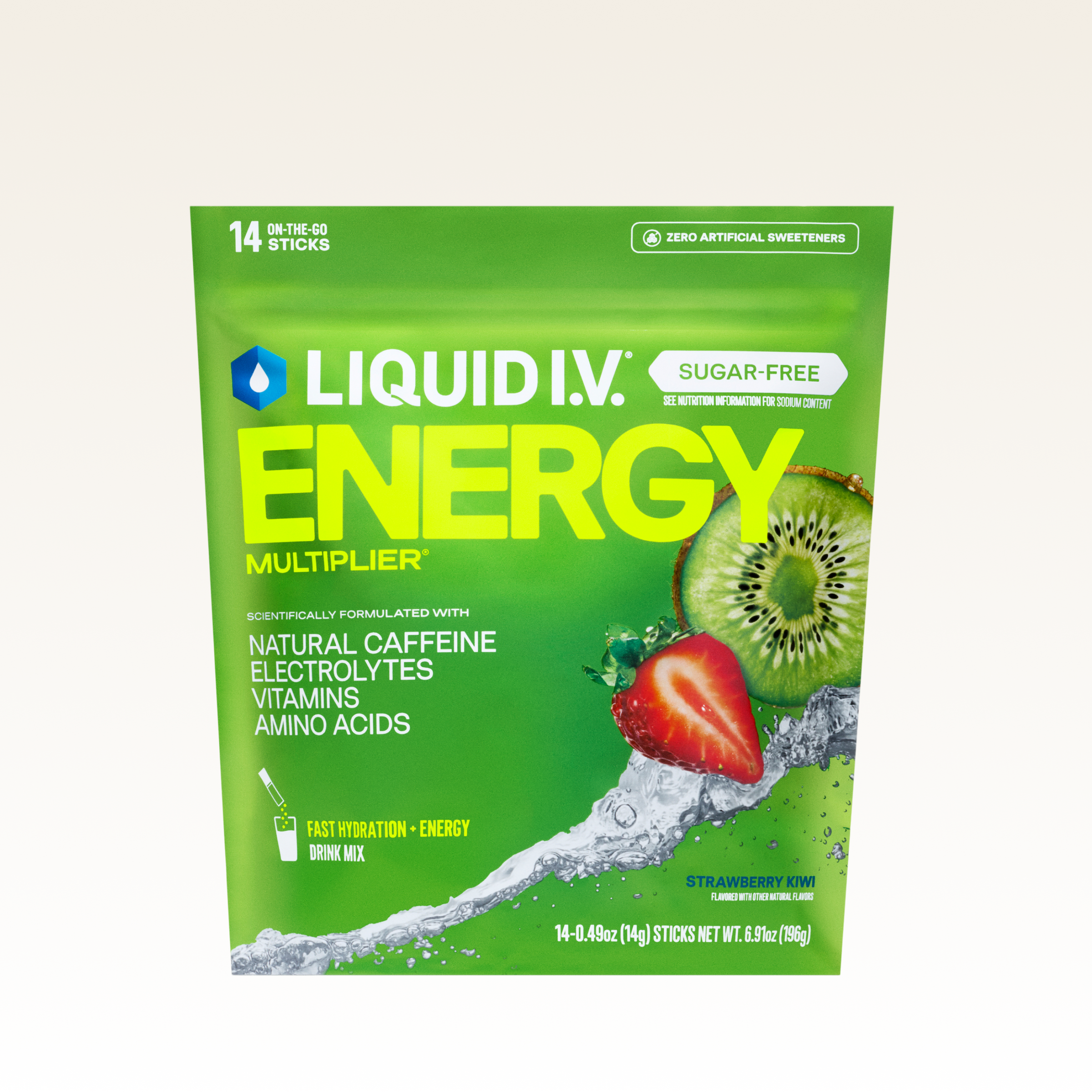 Strawberry Kiwi Sugar-Free Energy Multiplier® - Premium Sip